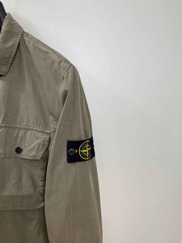 Stone Island Khaki Overshirt 6