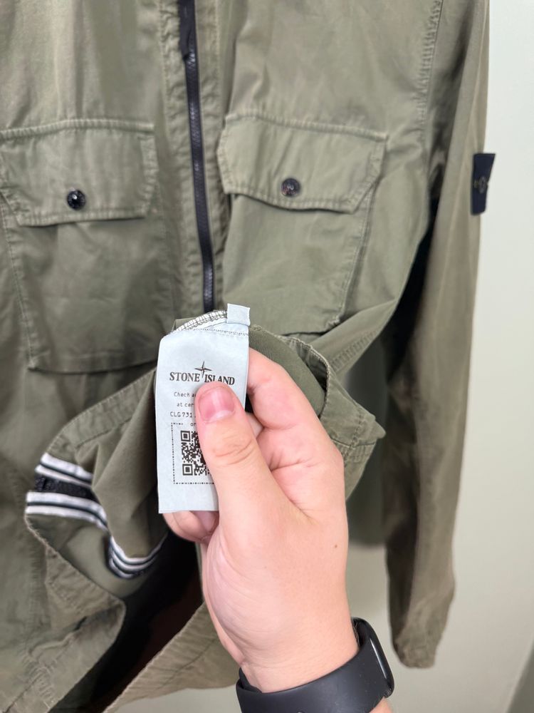 Stone Island Khaki Overshirt 3