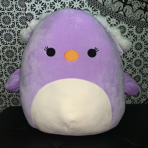 Purple Plush Penguin Toy image 1