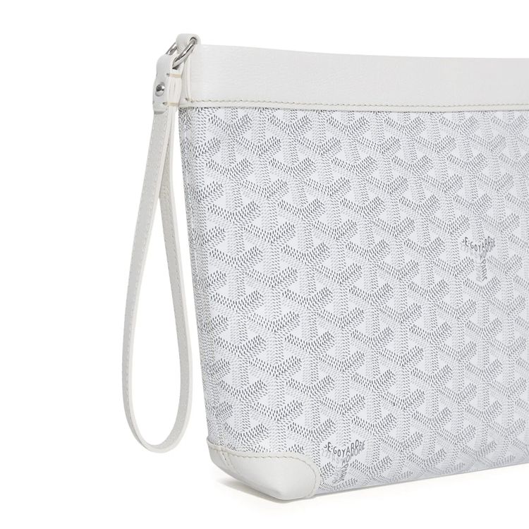 Goyard Conti White Pouch 2