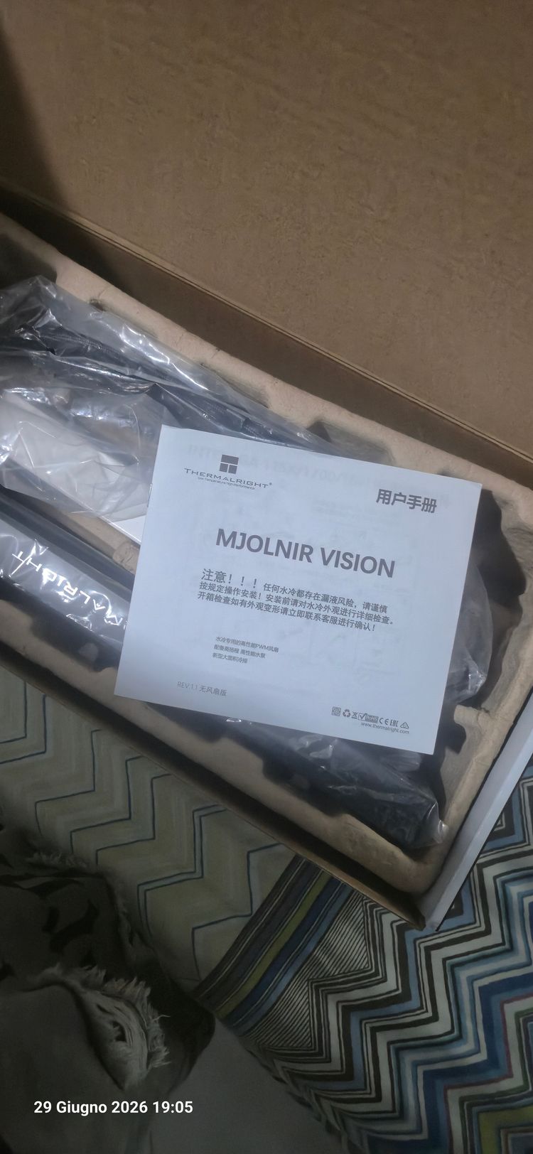 Thermaltake Mjolnir Vision X 360 Black All-In-One Cpu Liquid Cooler imagen 5