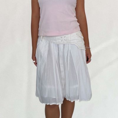 Marithé + François Girbaud midi skirt