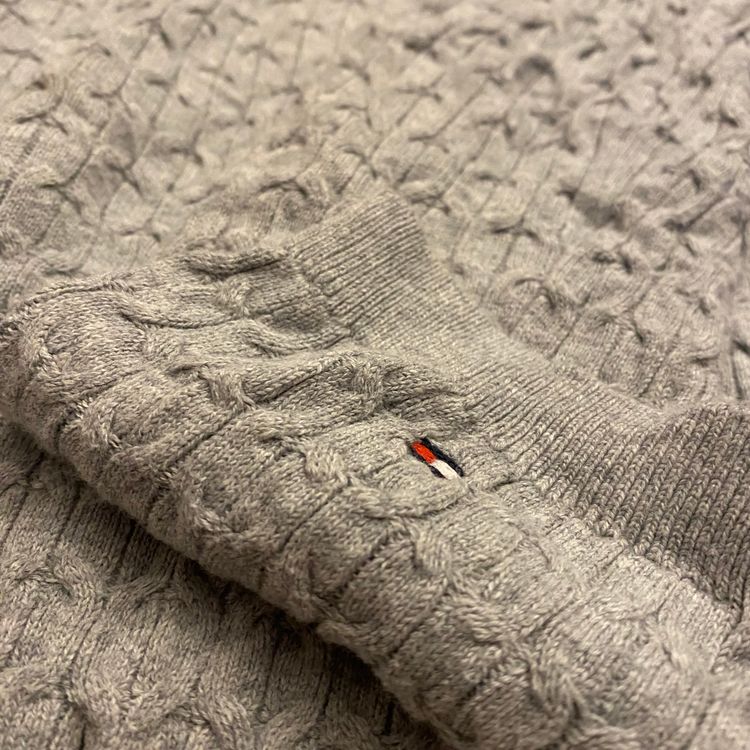 Tommy Hilfiger Beige Cable Knit Sweater