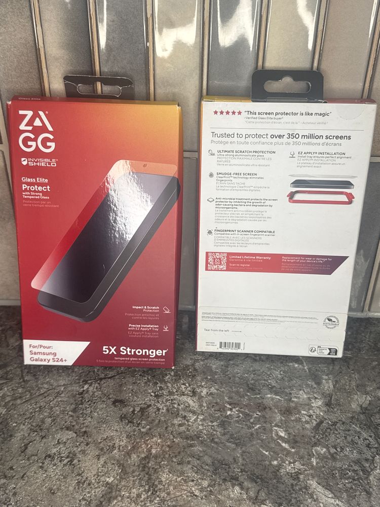 Other 2 x Zagg Glass Elite Protect Screen Protector For Samsung Galaxy S24+ product image