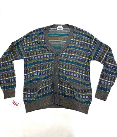 Missoni sport cardigan vintage multicolore in cotone