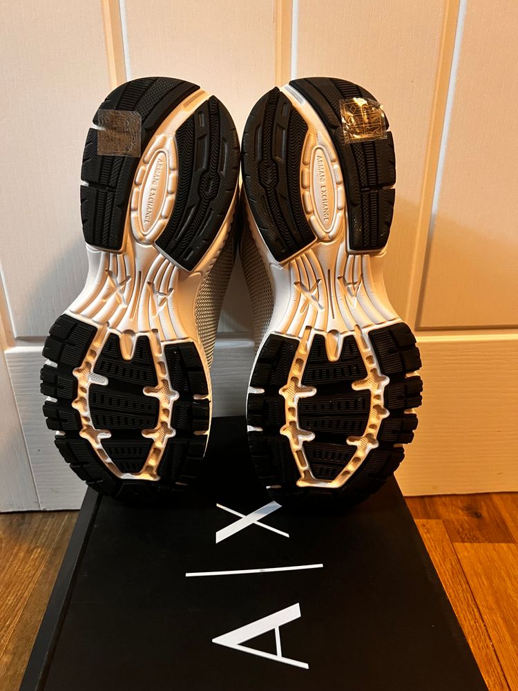 Armani Exchange Silver Sneakers image 7