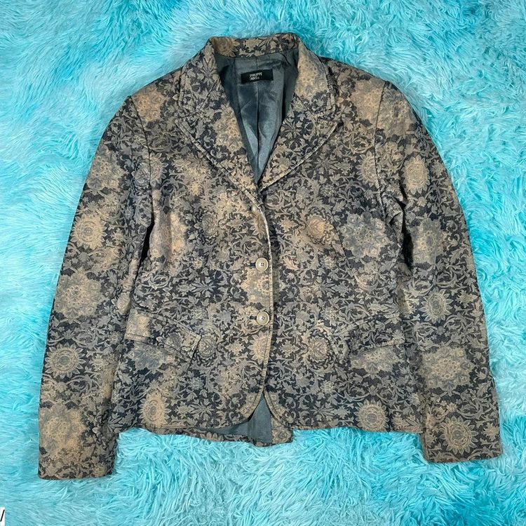 Philipp Plein Vintage Floral Corduroy Philippe Adec Blazer - UK14 product image