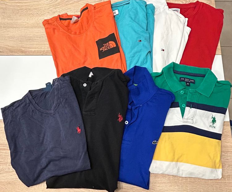 Lote de 8 prendas, a 6€/u, marcas como tommy,Ralph Lauren,Lacoste,Assn,North Face etc.. image 1