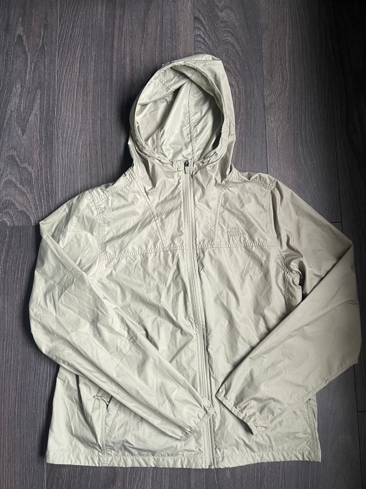 Olive Green North Face Windbreaker