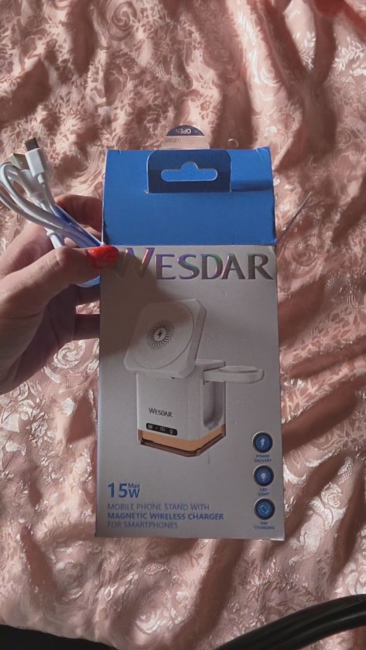 Wesdar Caricabatterie Wireless Magnetico obraz 1