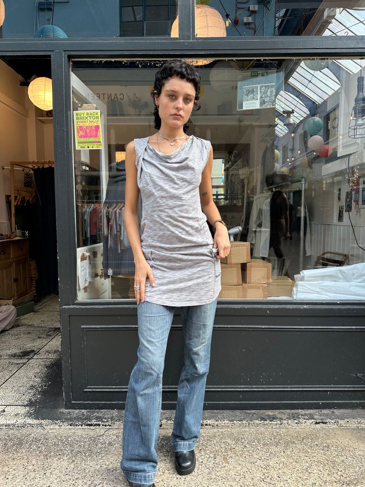 bench grey cotton tunic image 1