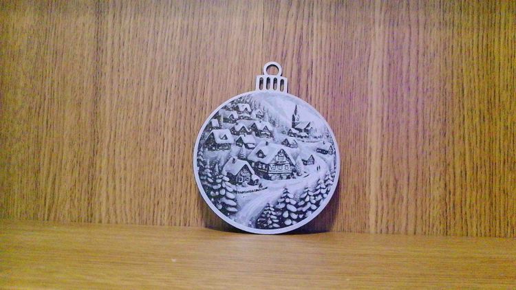 Unknown Christmas Snowy Village Ornament product image