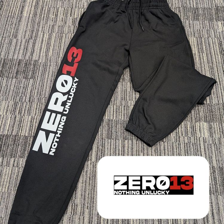 ZERO13 Black Joggers, new, few sizes 
