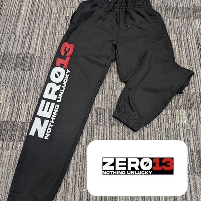 ZERO13 Black Joggers, new, few sizes