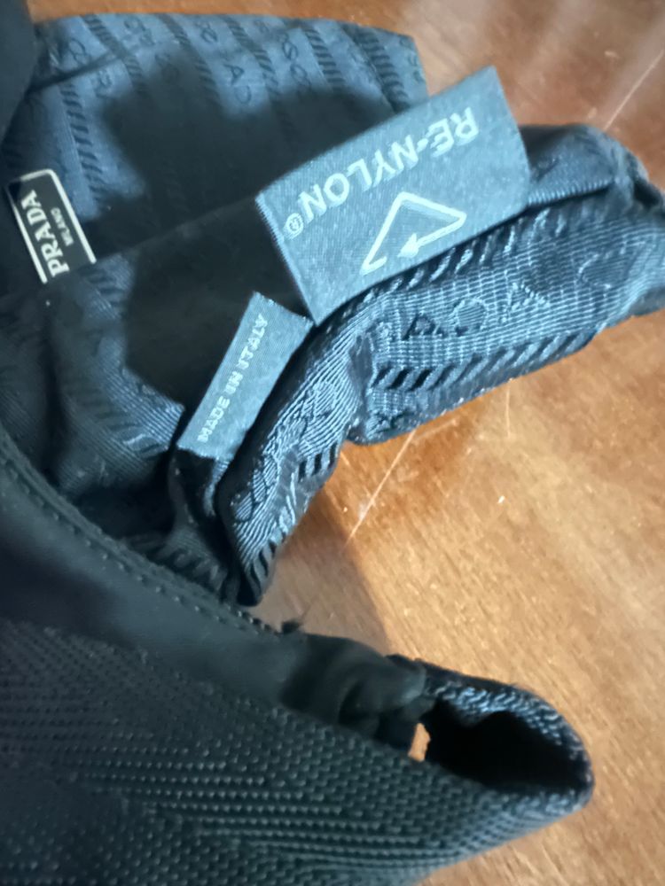 Prada Black Nylon Shoulder Bag image 5