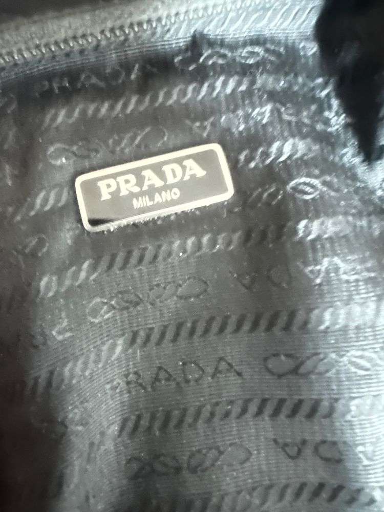 Prada Black Nylon Shoulder Bag image 3