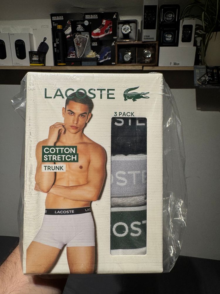 Lacoste Lacoste Cotton Stretch Trunk 3 Pack product image