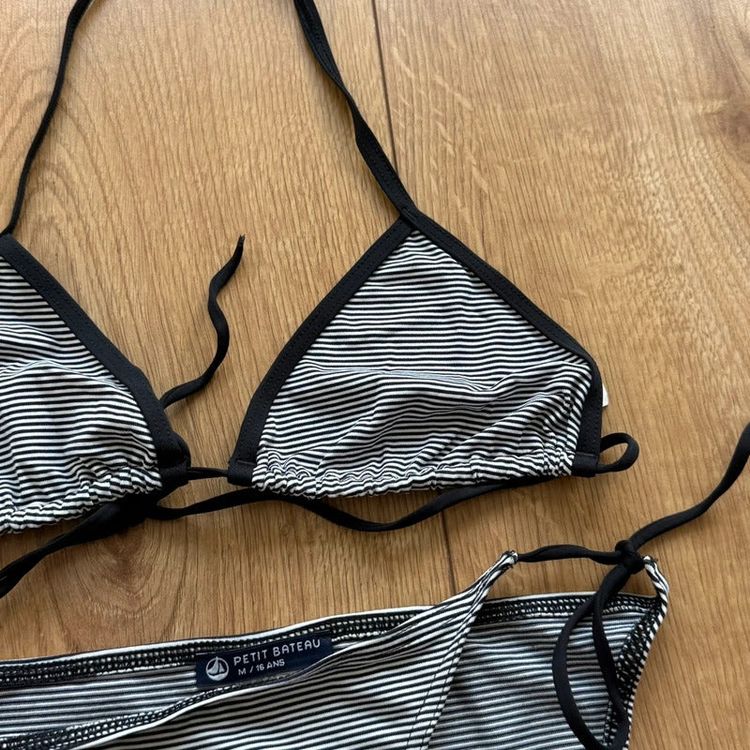 Immagine di Black striped petit bateau bikini - Size S 3