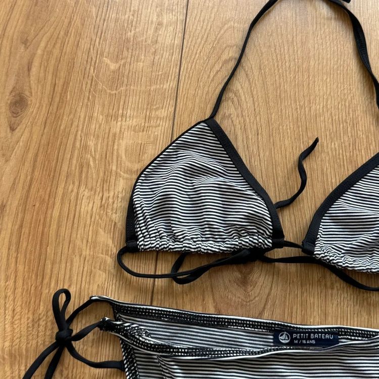 Immagine di Black striped petit bateau bikini - Size S 7