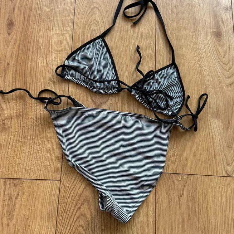 Immagine di Black striped petit bateau bikini - Size S 4