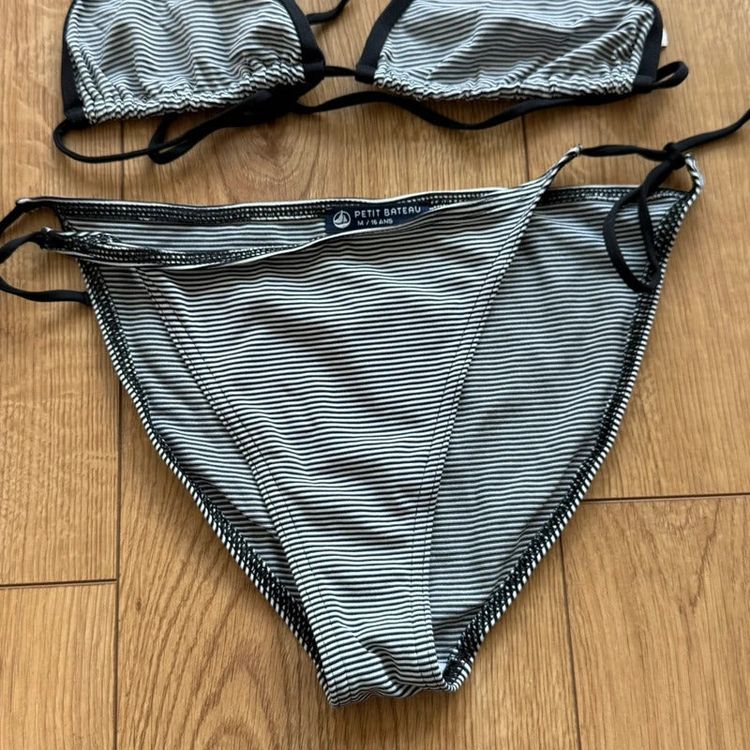 Immagine di Black striped petit bateau bikini - Size S 8
