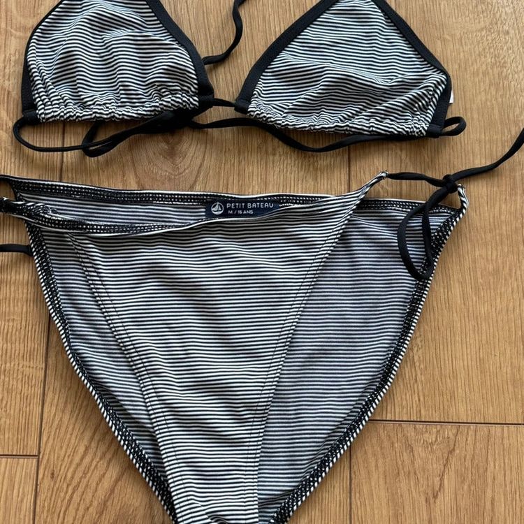 Immagine di Black striped petit bateau bikini - Size S 2
