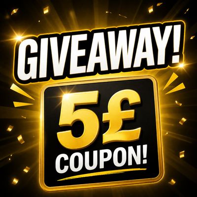 5£ COUPON TO BE USED 2 DAYS OF WHEN THE GIVEAWAY WAS WON