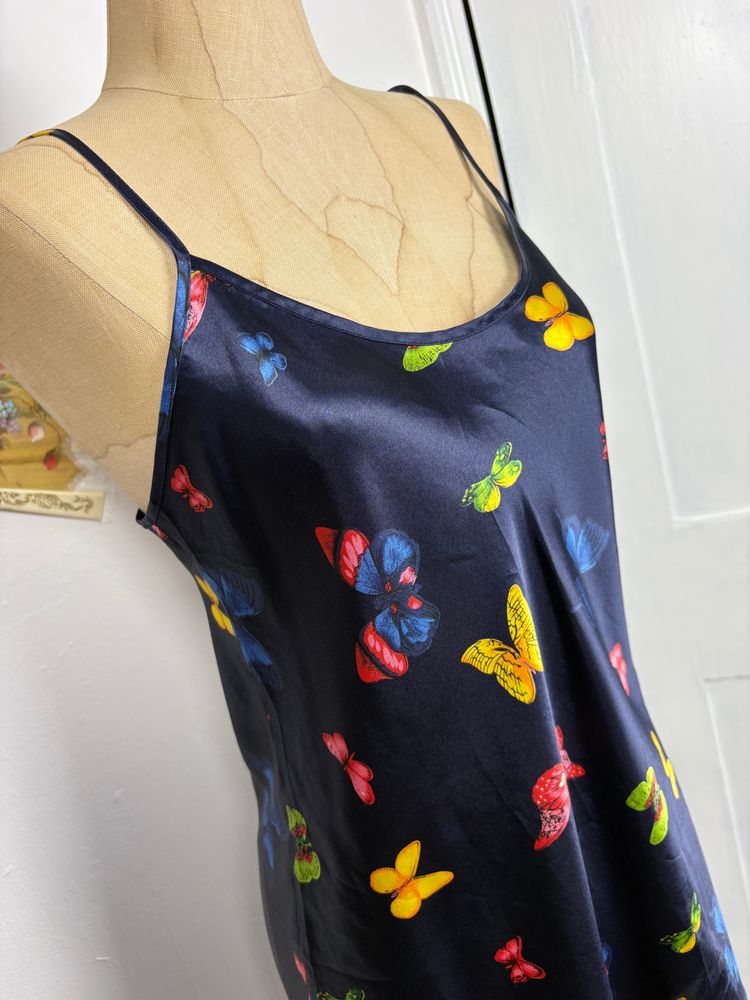Y2K Butterfly Print Slip Dress 6