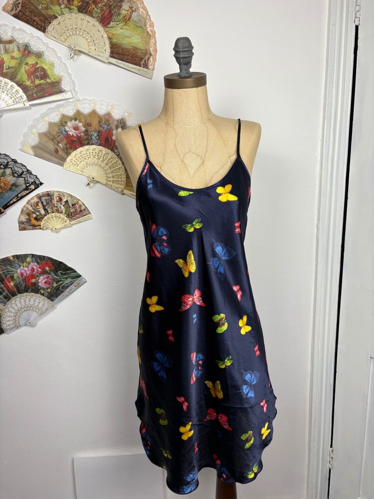 Y2K  Butterfly Print Slip Dress 2