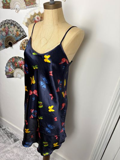 Y2K Butterfly Print Slip Dress 4