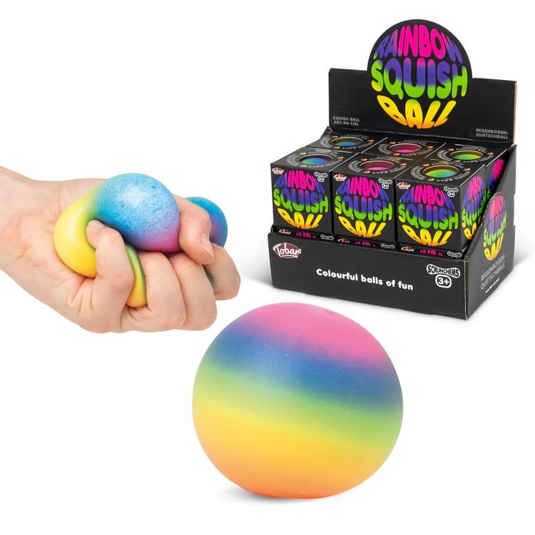 Scrunchems Rainbow Squish Ball - Each