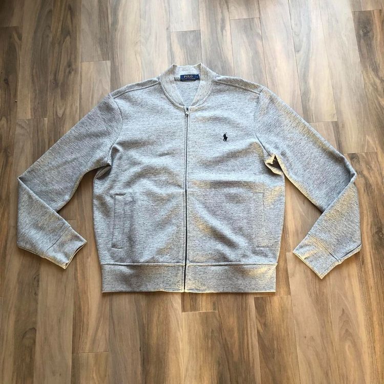 *VINTAGE* Polo Ralph Lauren Chilled Comfy Bomber Style ZipJacket, L, Grey *RARE*