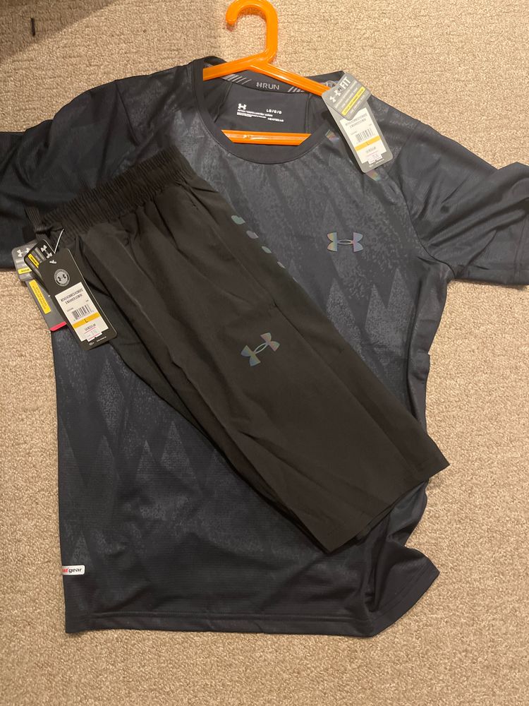 Under Armour Men's Athletic Shirt and Shorts Set