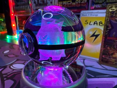 Pokémon glassGengar Poké Ball Light