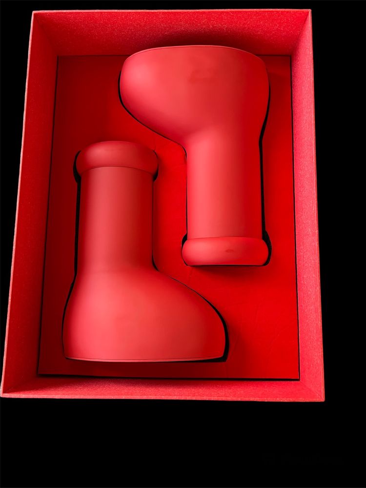 Big Red Boots by MSCHF 5