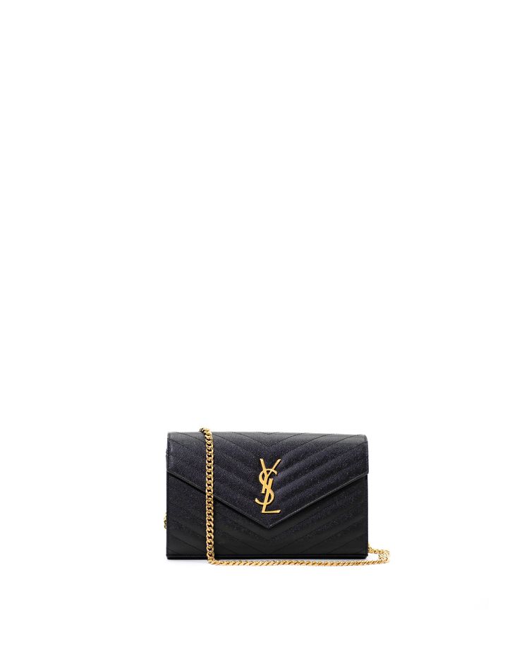 Saint Laurent Paris Saint Laurent Borsa Pochette Tracolla Cassandra Pelle Nera — Pre-owned Autentica product image
