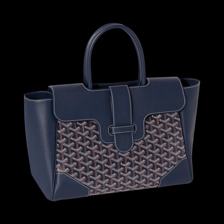 Goyard Saigon Tote Bag Navy Blue image 6
