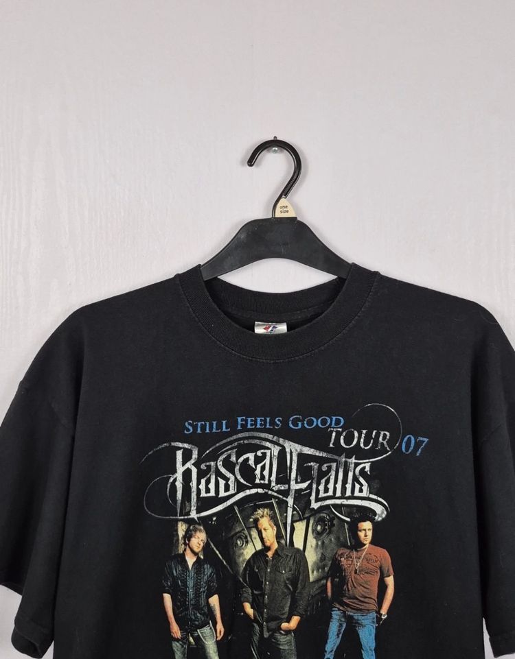 Jerzees Rascal Flatts Tour T-Shirt Black XL 2007 image 2