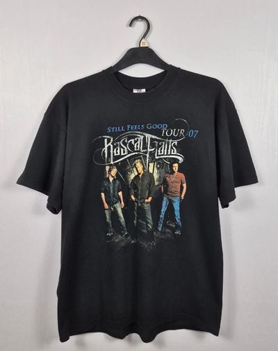 Jerzees Rascal Flatts Tour T-Shirt Black XL 2007
