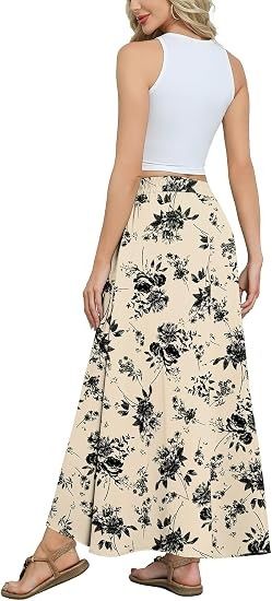 Beige Floral Wide-Leg Pants image 5