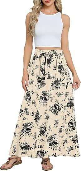 Beige Floral Wide-Leg Pants image 3