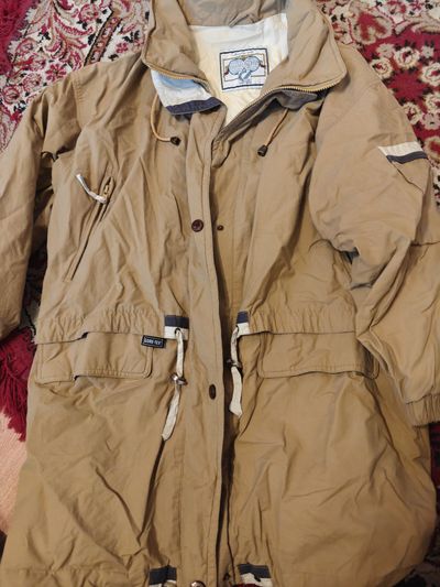 Around the world vintage goretex Beige Hooded Parka Jacket