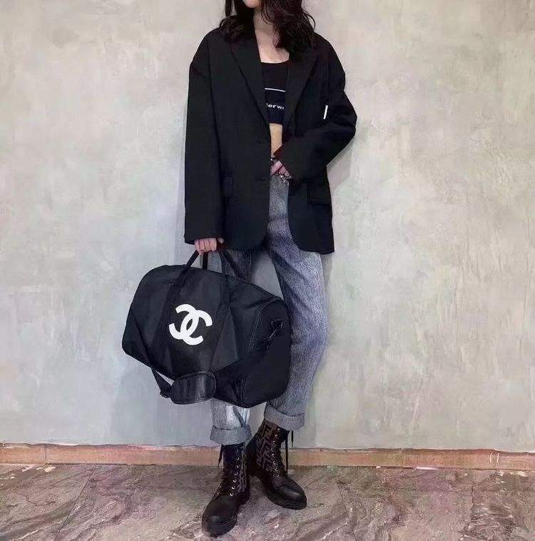 Other Black Duffle Bag With White Logo product image