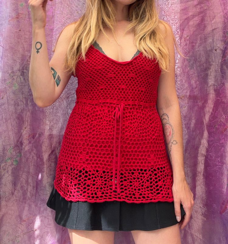 Y2K Crochet Cami