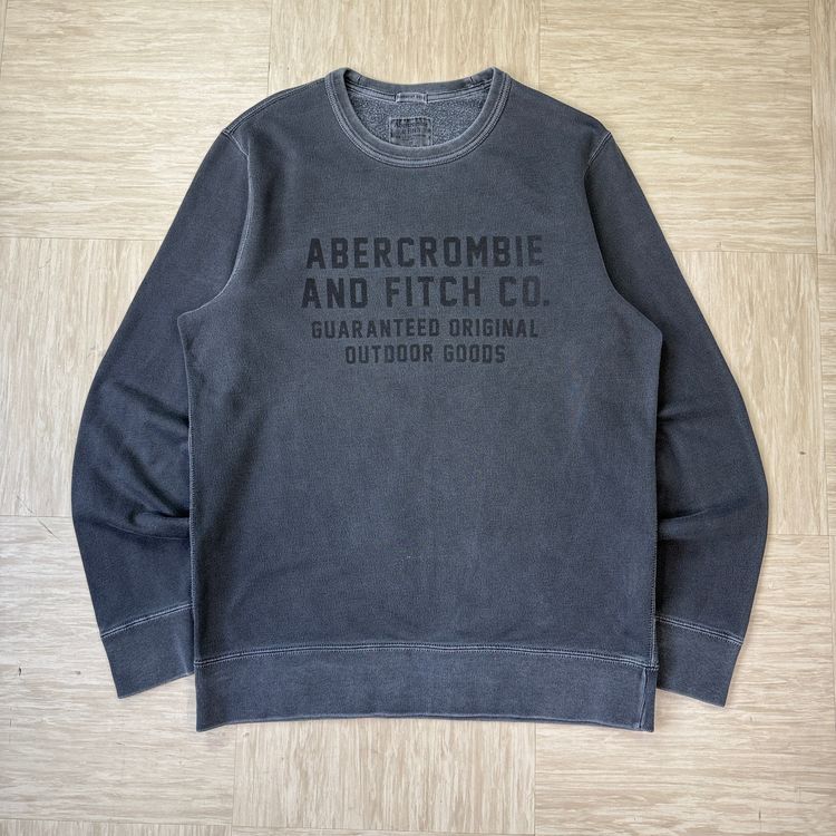 Abercrombie and fitch 2000's garment dyed pullover sweatshirt (XS)