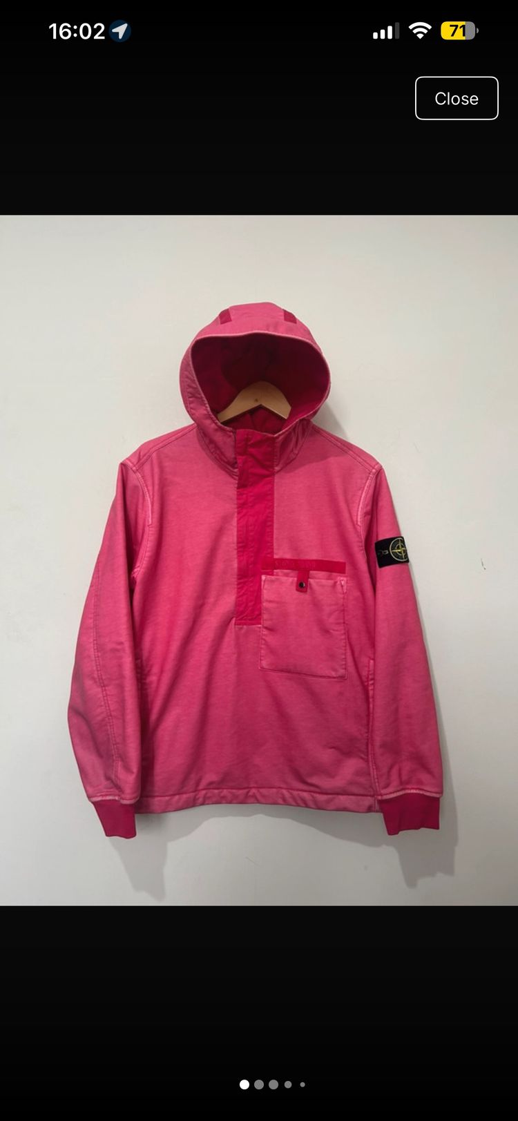 Stone Island Felpa Diagonale Gommata Smock