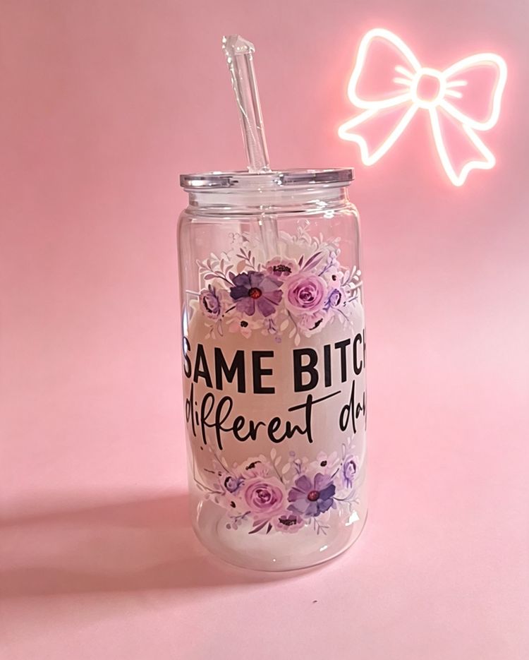 Other Clear Drinking Jar With Straw product image