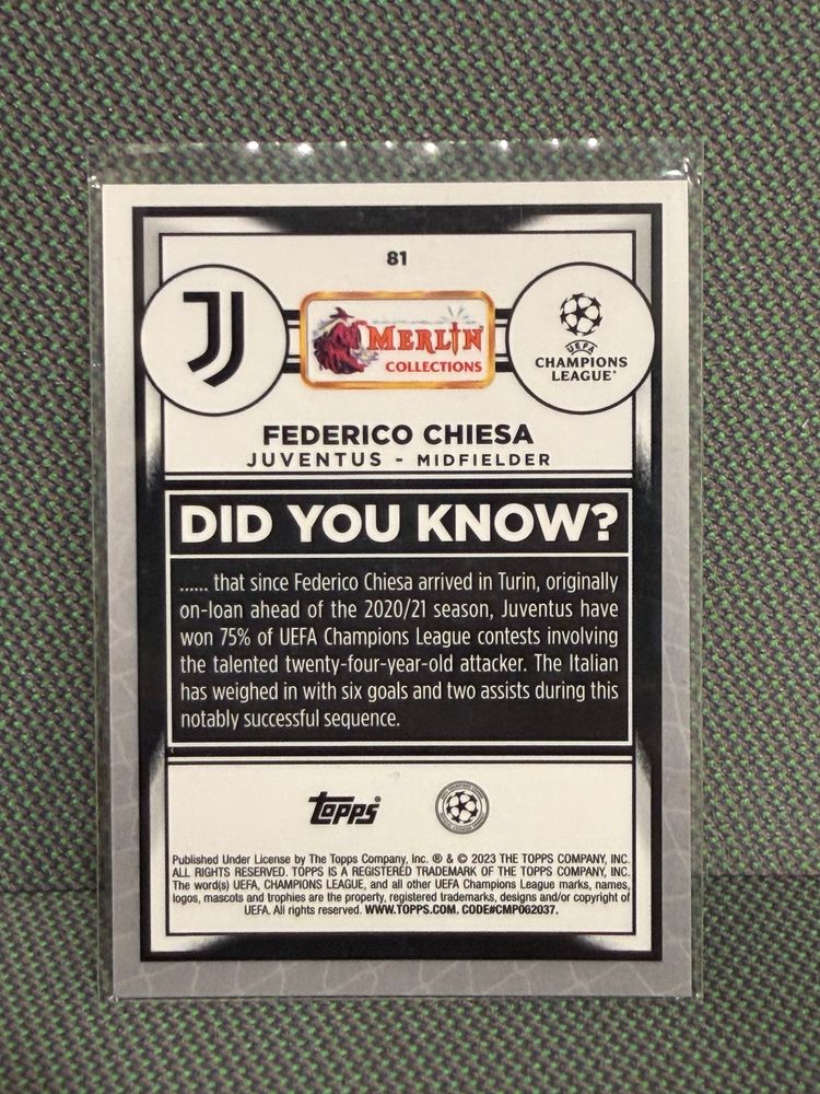 Immagine di Topps Merlín Federico Chiesa 101/199 2