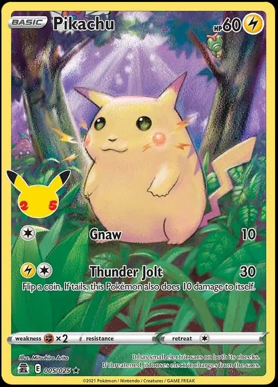 Pokemon Pikachu AR 5/25 product image