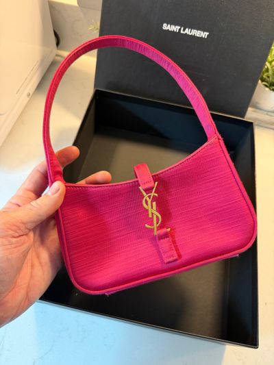 Saint Laurent Pink Mini Hobo